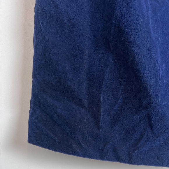 Janie and Jack  blue velvet dress with fur collar and bow sleeves size 5. - Picture 9 of 9